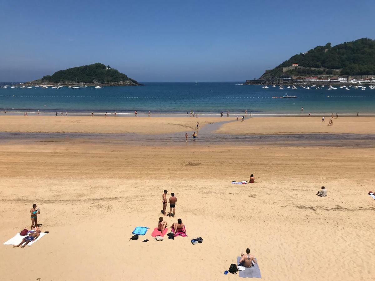 La Madame On La Concha Beach, Seaview Apartment San Sebastián Kültér fotó