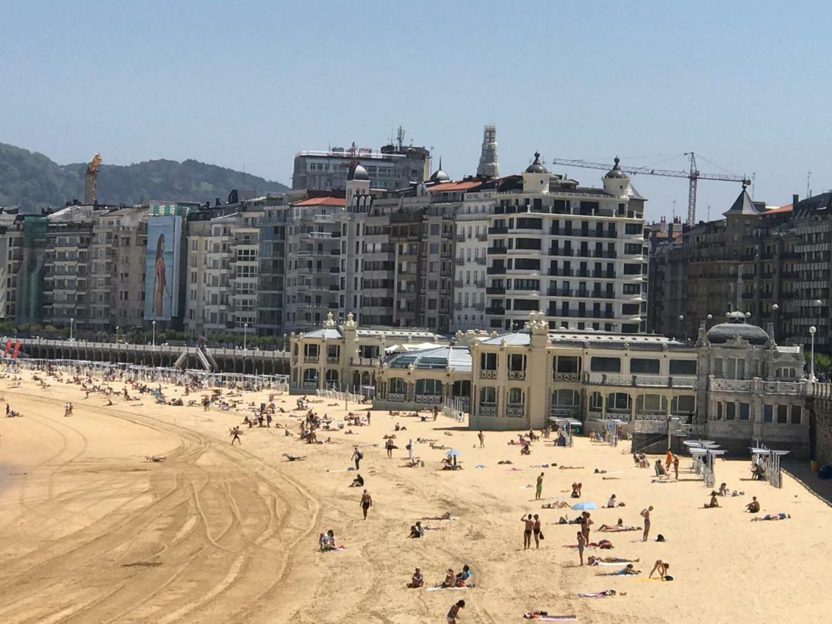 La Madame On La Concha Beach, Seaview Apartment San Sebastián Kültér fotó