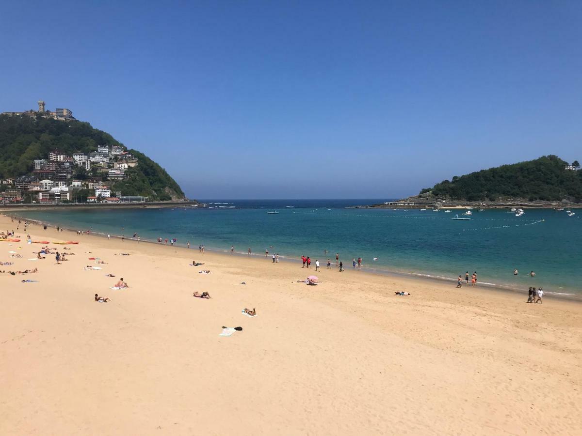 La Madame On La Concha Beach, Seaview Apartment San Sebastián Kültér fotó