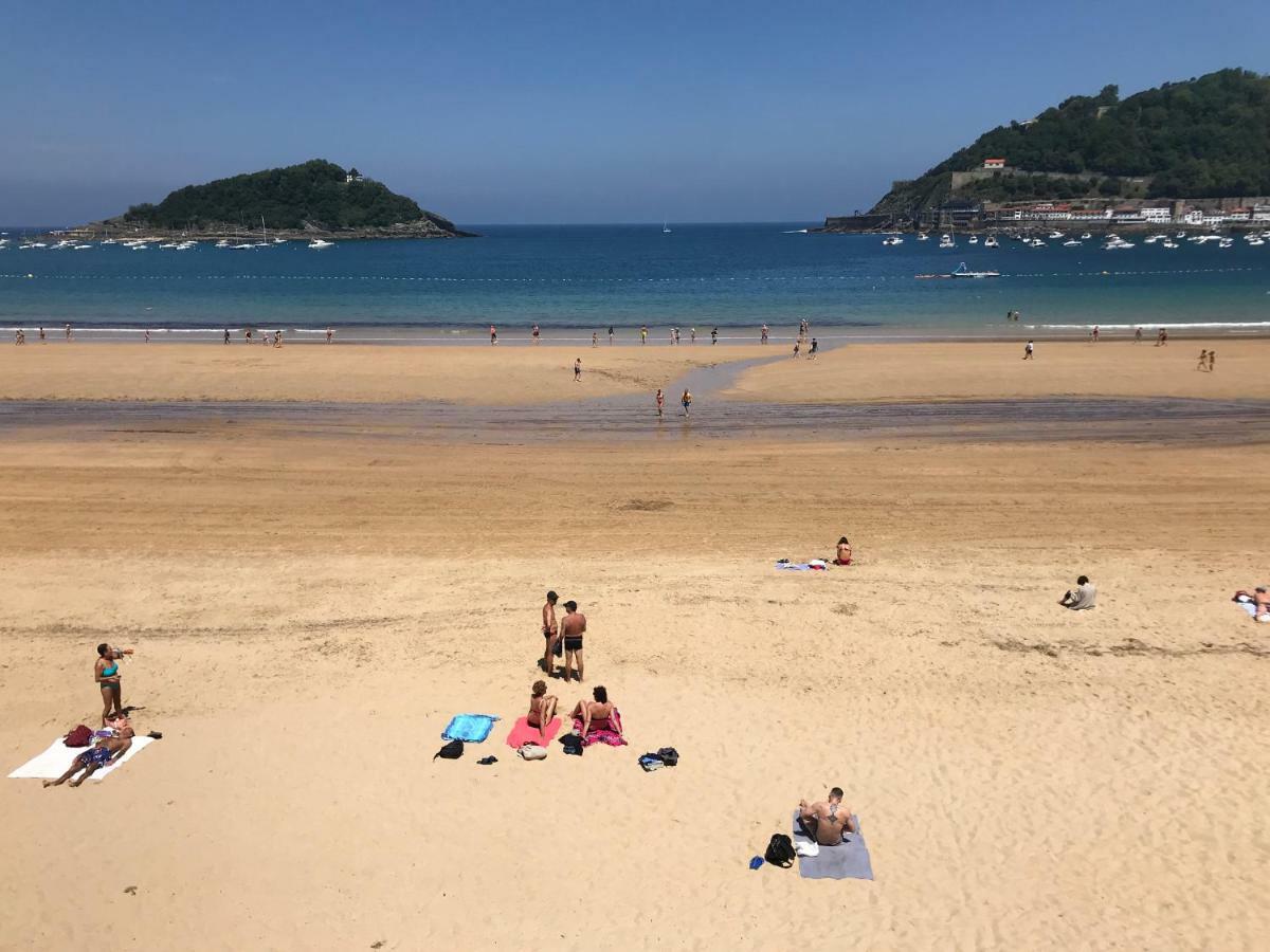La Madame On La Concha Beach, Seaview Apartment San Sebastián Kültér fotó
