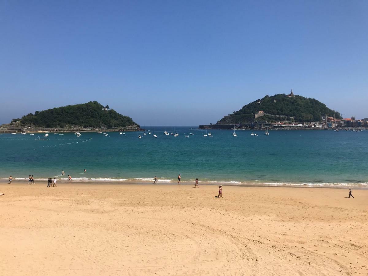 La Madame On La Concha Beach, Seaview Apartment San Sebastián Kültér fotó